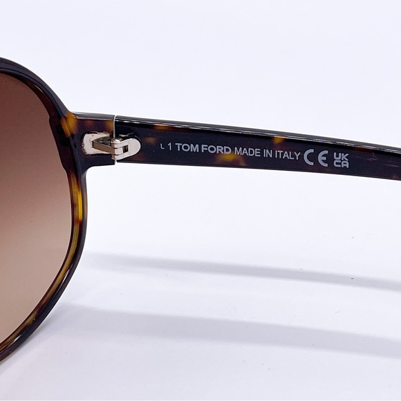 NEW TOM FORD OVERSIZED BROWN HAVANA WOMEN SUNGLASSES TOM FORD - Picture 6 of 7
